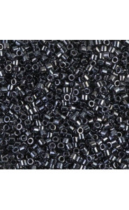 Miyuki delica beads 10/0 - Opaque gunmetal DBM-1